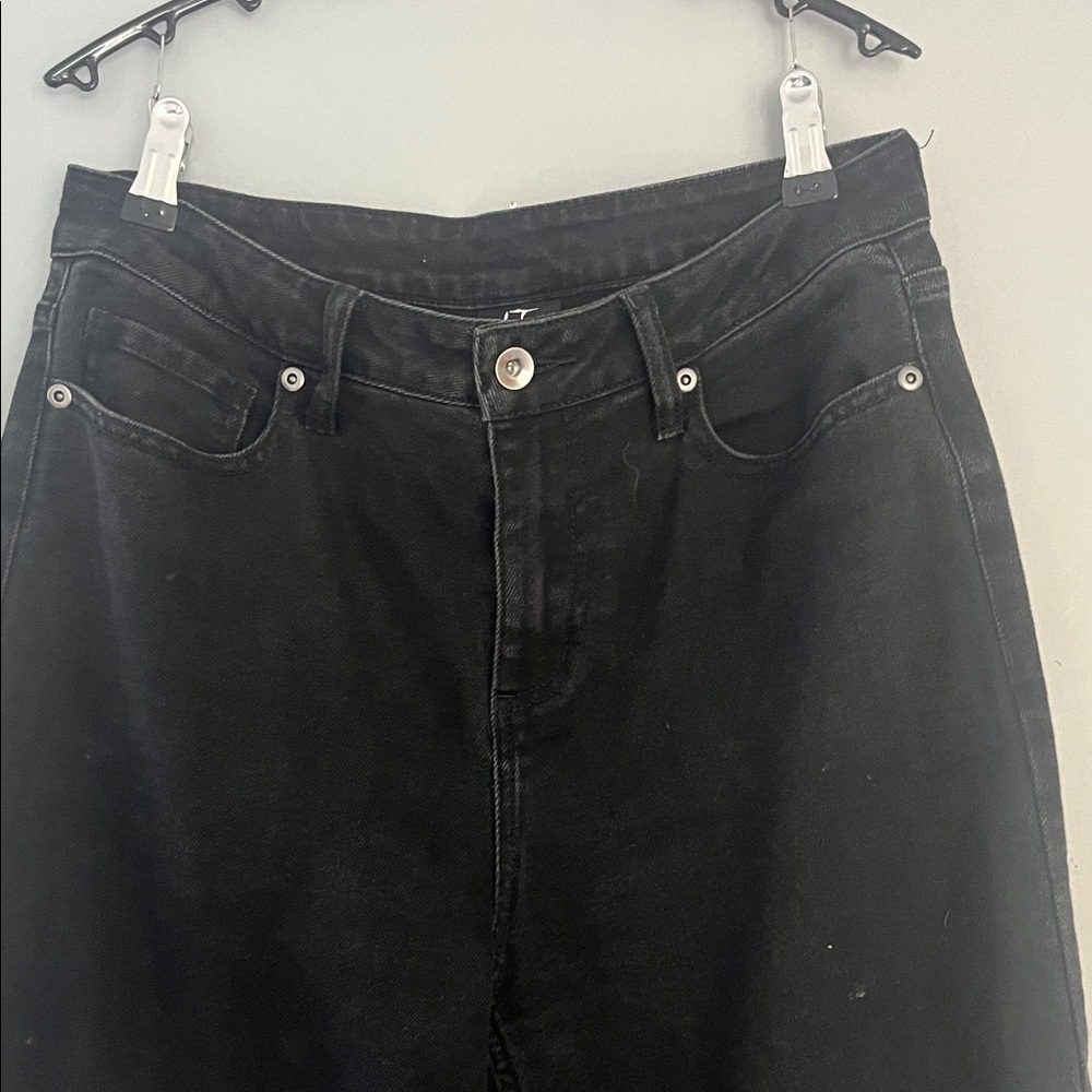 IT Chapter Two Black Wide Leg Jeans with Graphic Design Size 5 - Picture 8 of 10